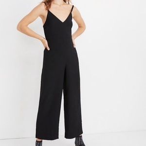 Madewell blk Cami thistle jumpsuit.  NWT